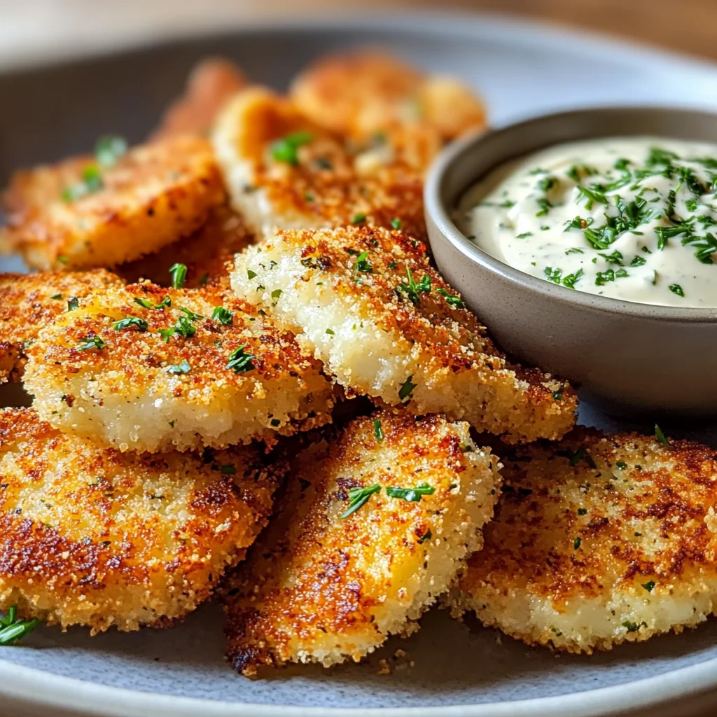 Airfryer Kohlrabi Schnitzel Kräuter