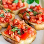 Bruschetta mit Tomaten - klassisch italienisch