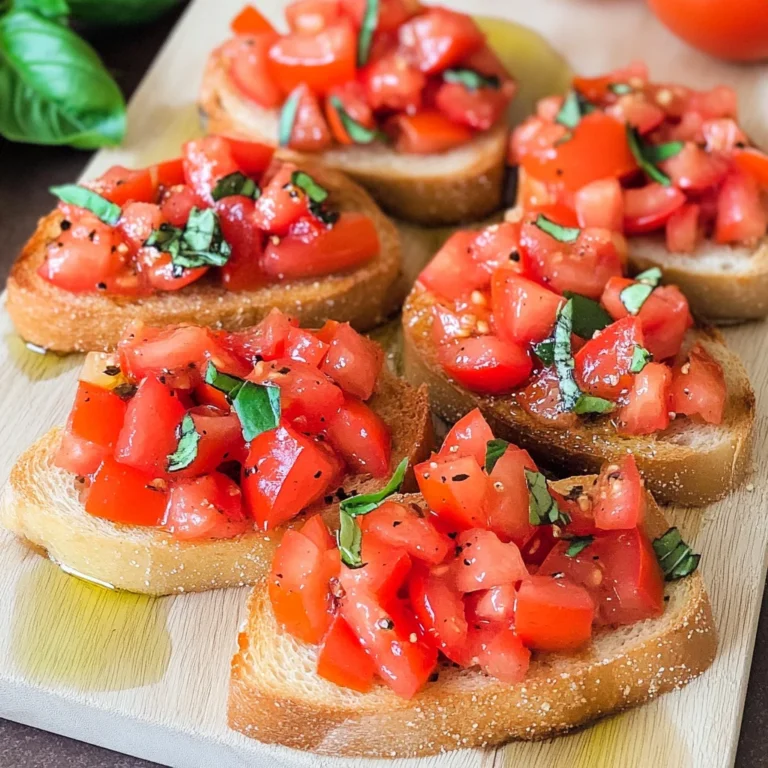 Bruschetta mit Tomaten - klassisch italienisch