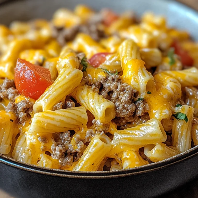 Cheeseburger-Pasta