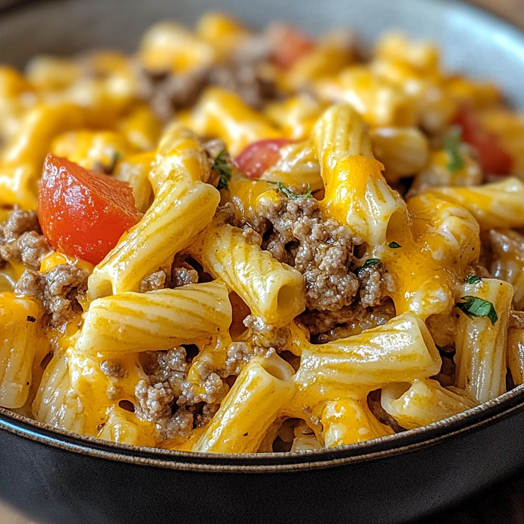 Cheeseburger-Pasta