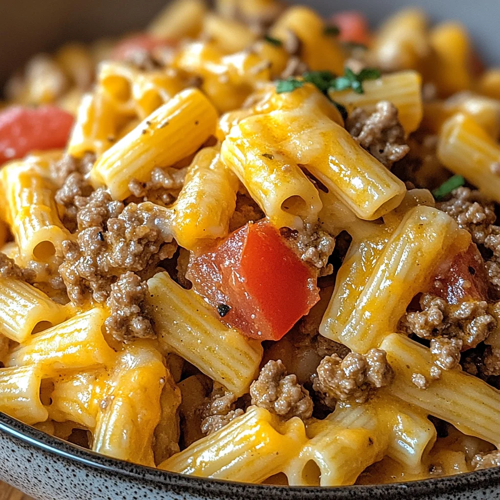 Cheeseburger-Pasta