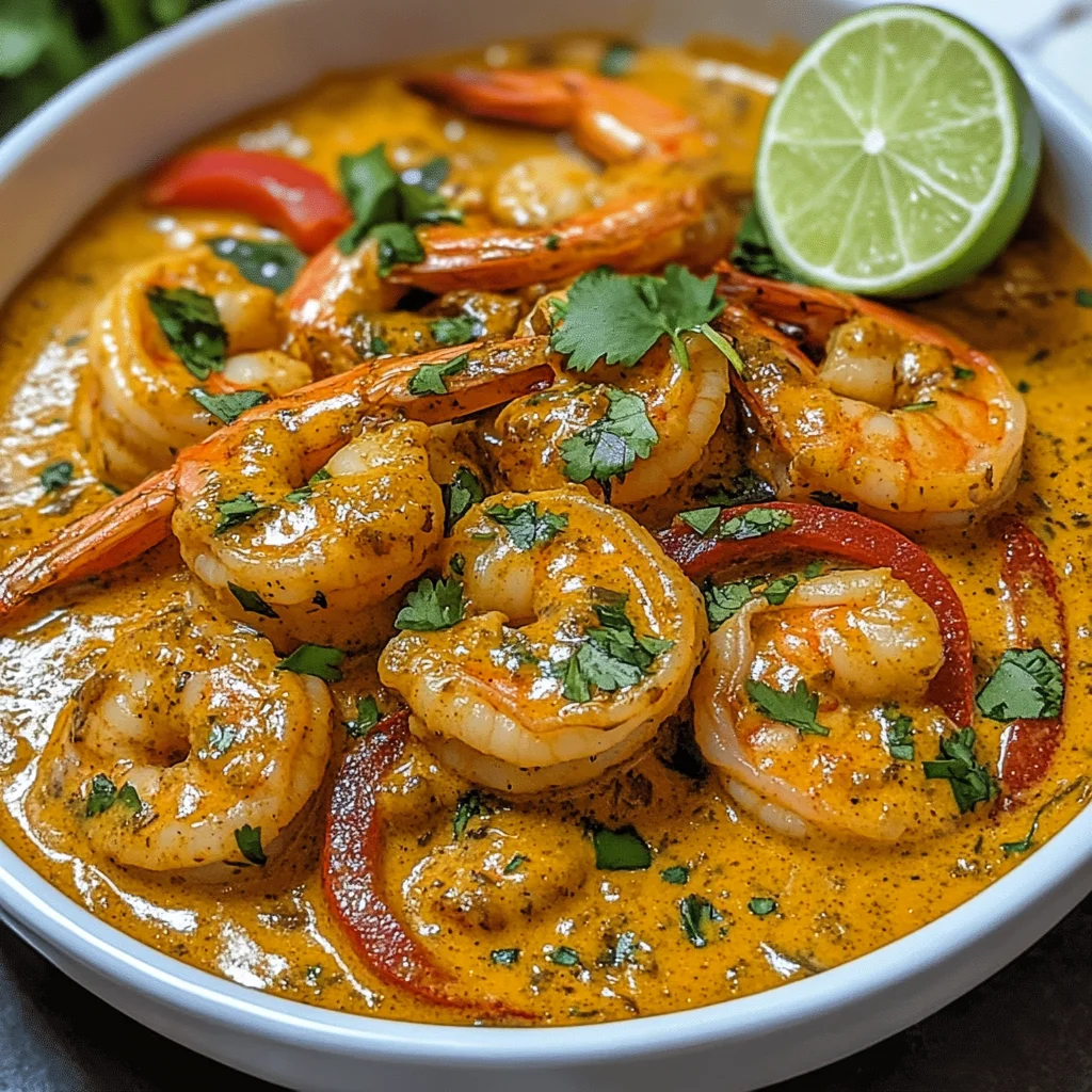 Cremige Garnelen in Kokos-Curry-Sauce