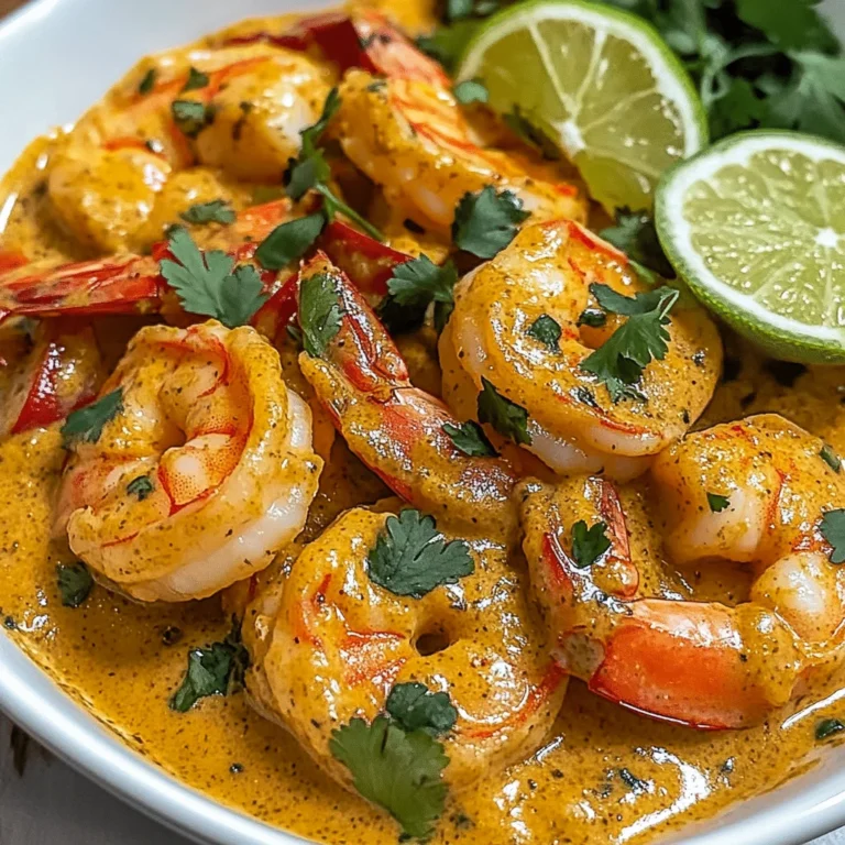 Cremige Garnelen in Kokos-Curry-Sauce