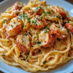 Cremige Hummer-Pasta