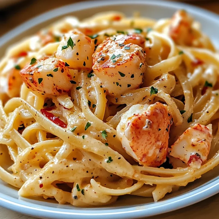 Cremige Hummer-Pasta