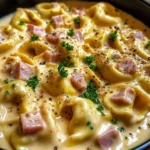 Cremige Tortellini mit Schinken-Käse-Soße – Schnell & Lecker