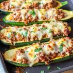 Gefüllte Zucchini mit Hack - so lecker!