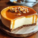 Gesalzener Karamell-Käsekuchen