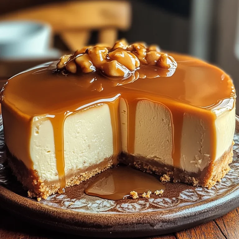 Gesalzener Karamell-Käsekuchen