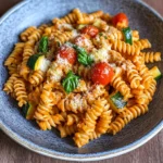 Gesunde Nudeln mit Gemüse-Soße