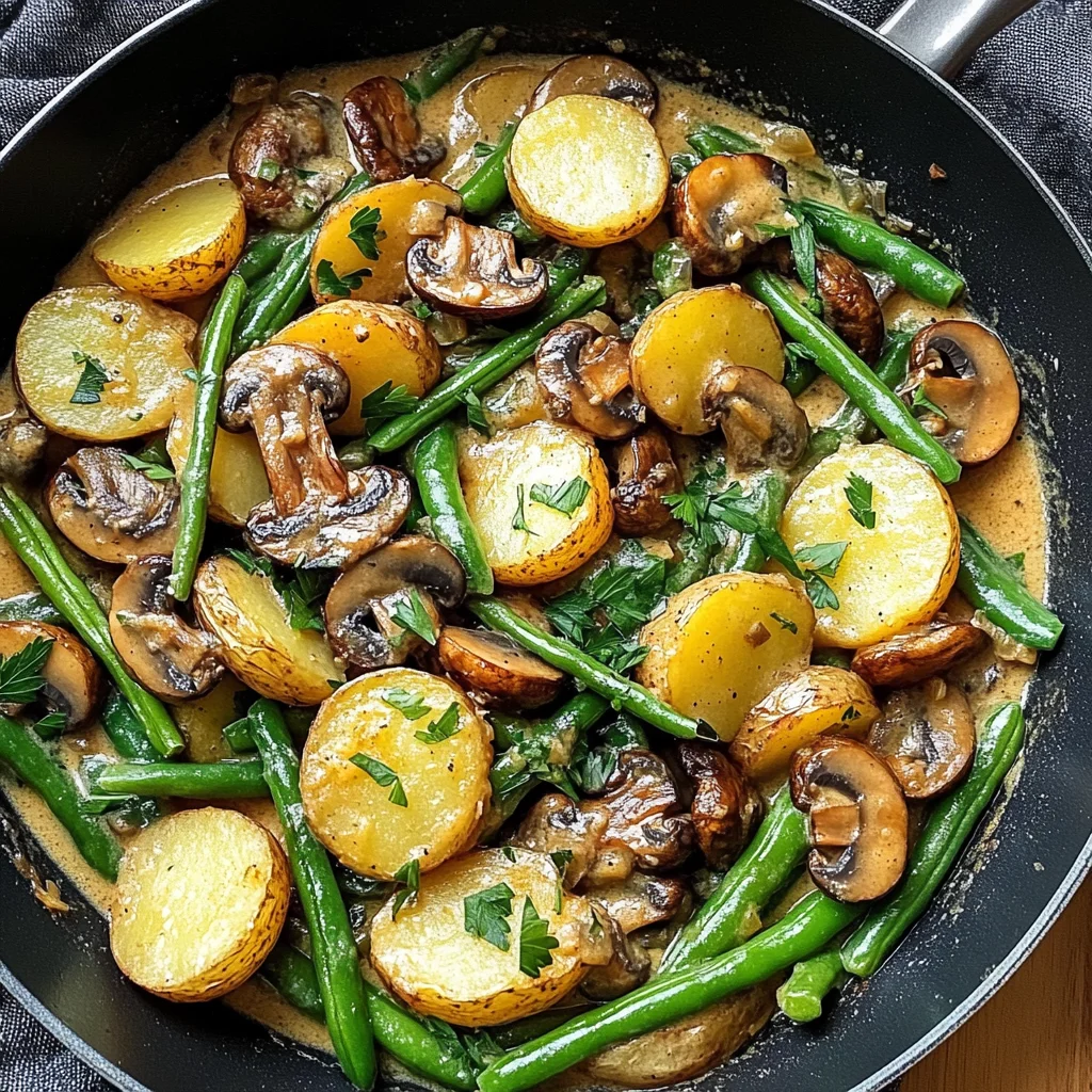 Kartoffel-Pilz-Pfanne