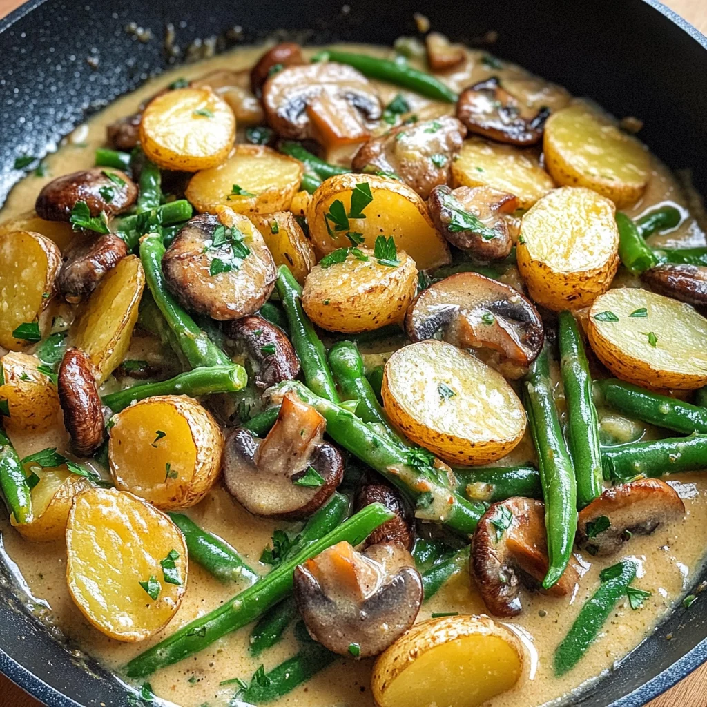 Kartoffel-Pilz-Pfanne