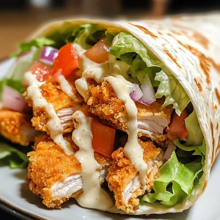 Knuspriger Chicken Ranch Snack Wrap