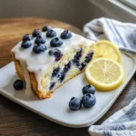 Leichter Joghurtkuchen mit Blaubeeren und Zitrone