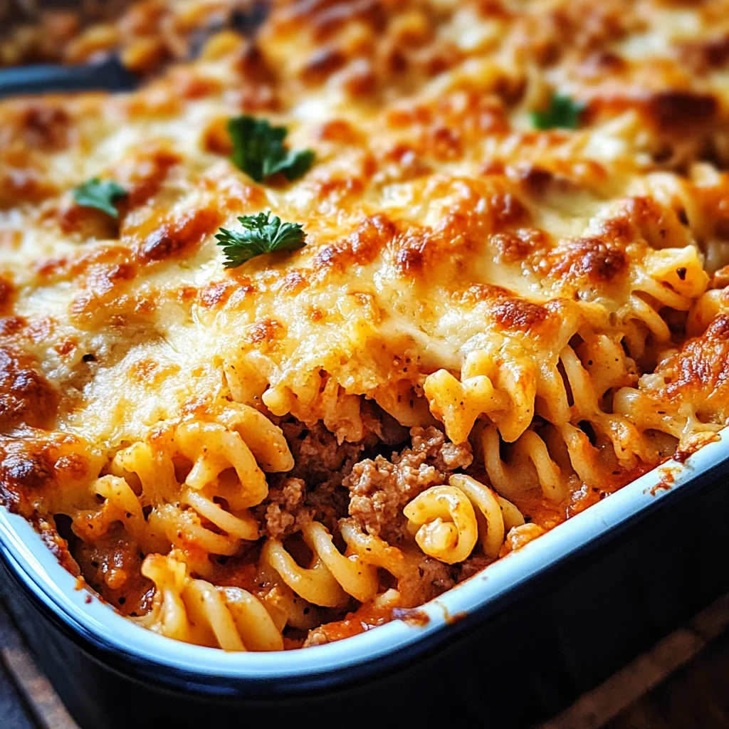 Nudelauflauf mit Hackfleisch