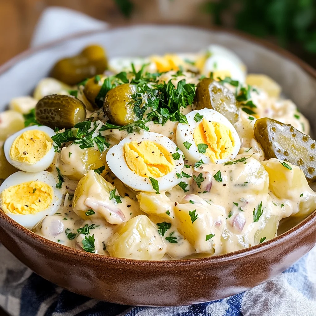 Omas Kartoffelsalat mit Mayonnaise