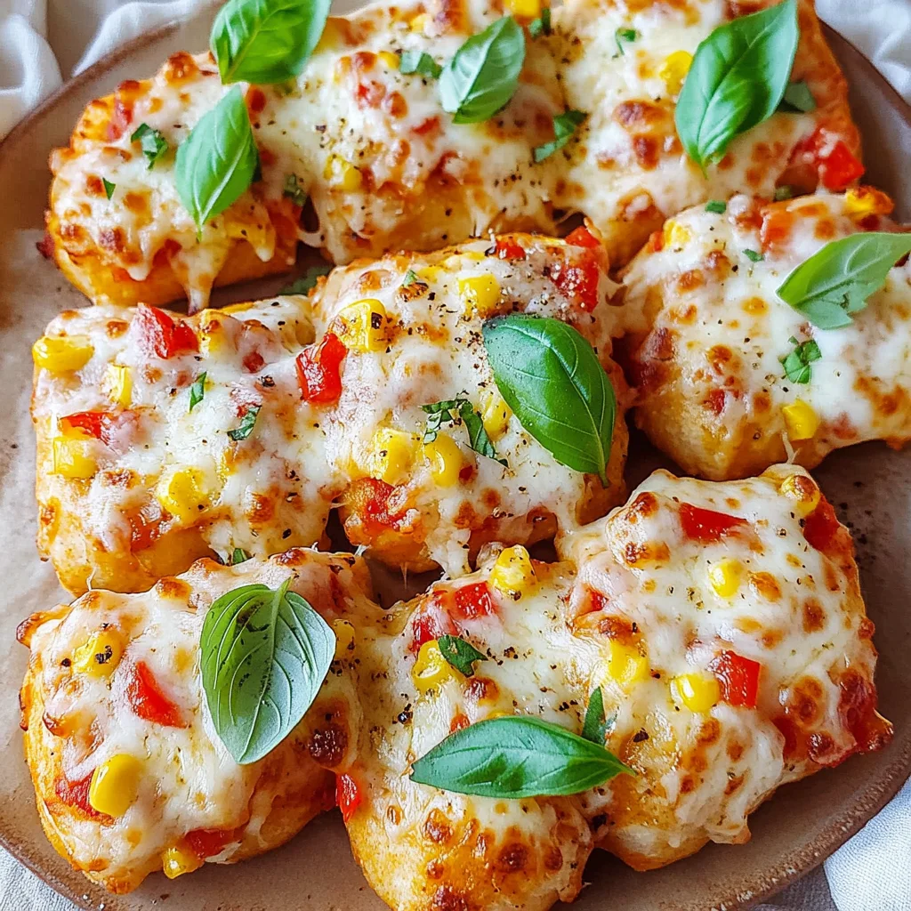 Pizzabrötchen Rezept vegetarisch