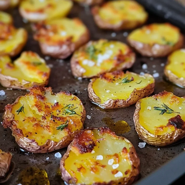 Smashed Potatoes - knusprige Quetschkartoffeln im Ofen