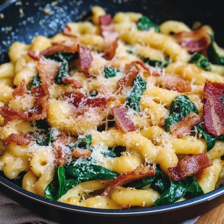 Spätzle Bacon Pfanne