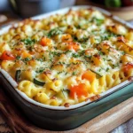 Spätzleauflauf mit Gemüse