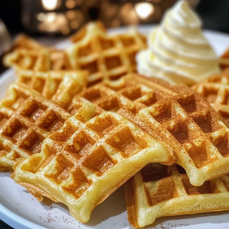 Spekulatius-Waffeln zu Weihnachten