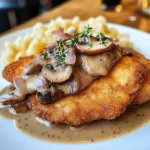 Traditionelles Deutsches Jägerschnitzel