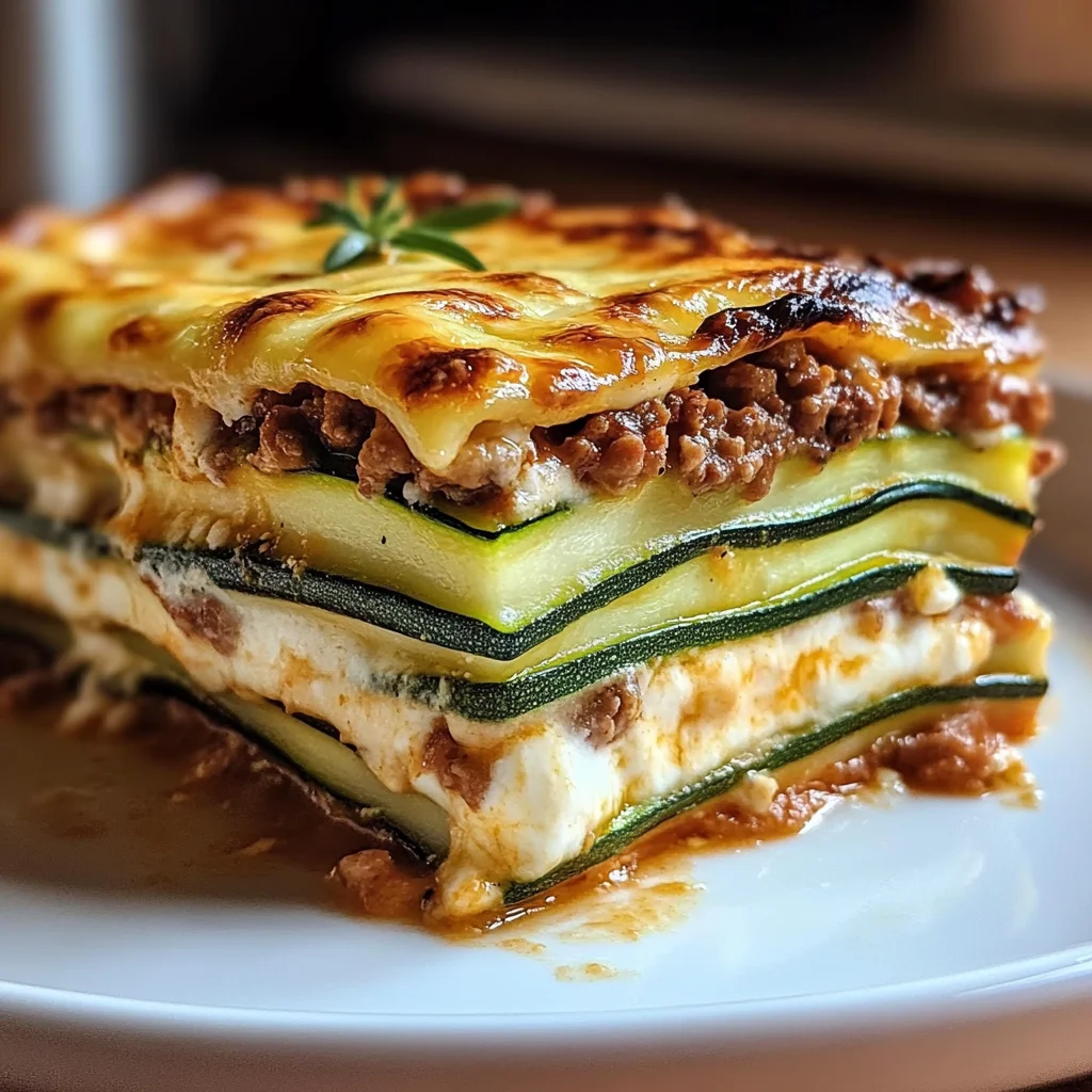 Zucchini-Lasagne: