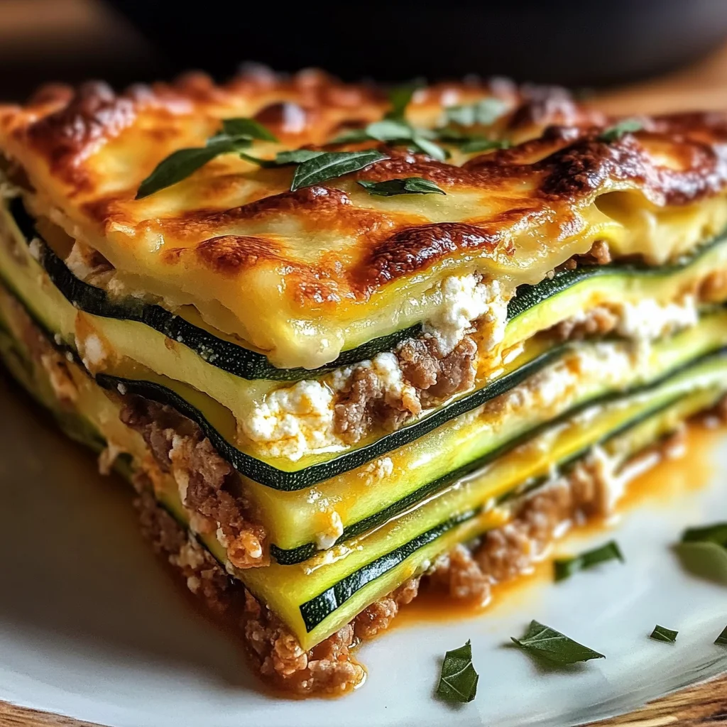 Zucchini-Lasagne: