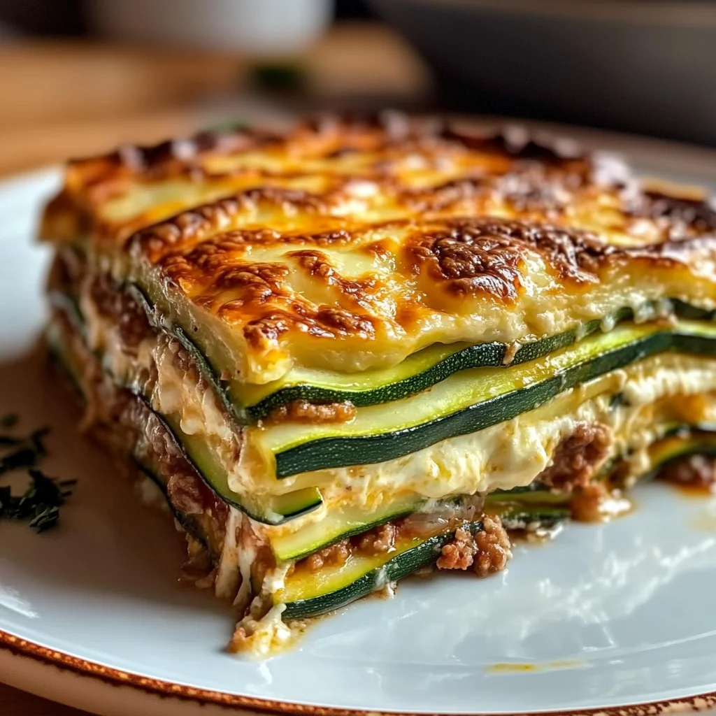 Zucchini-Lasagne:
