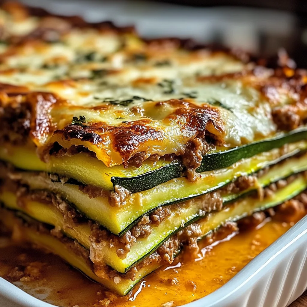 Zucchini-Lasagne:
