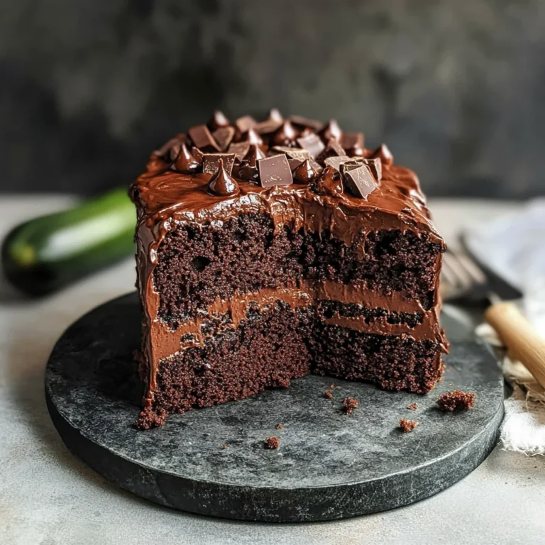 Zucchini-Schoko-Kuchen - vegan & saftig